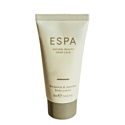 10 x ESPA Bergamot & Jasmine Body Lotion 30ml – Luxurious Mini Set, Hydrating - Herbalshire Handmade Herbal Products