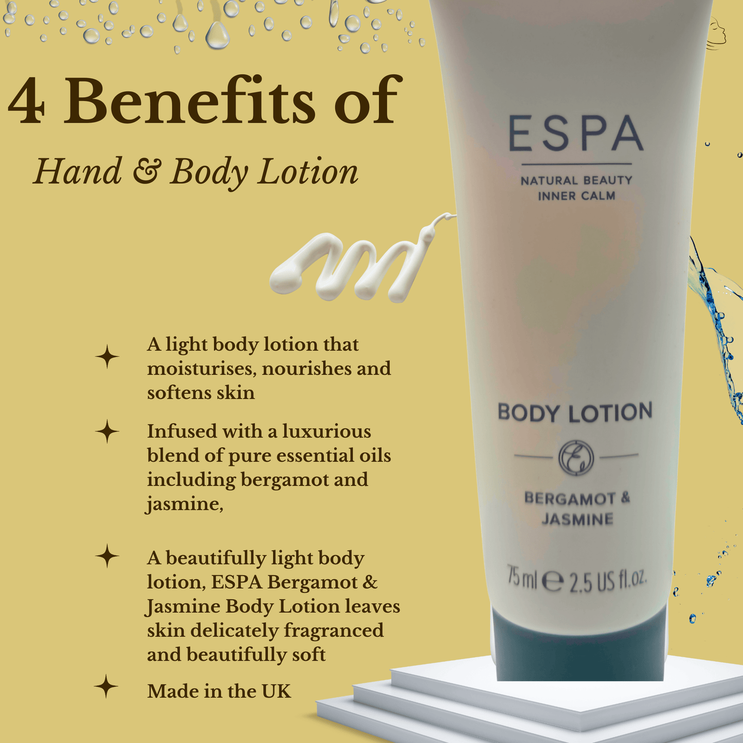 Bergamot & Jasmine Body Lotion Bundle – 5x 75ml – Free UK Delivery - Herbalshire Handmade Herbal Products