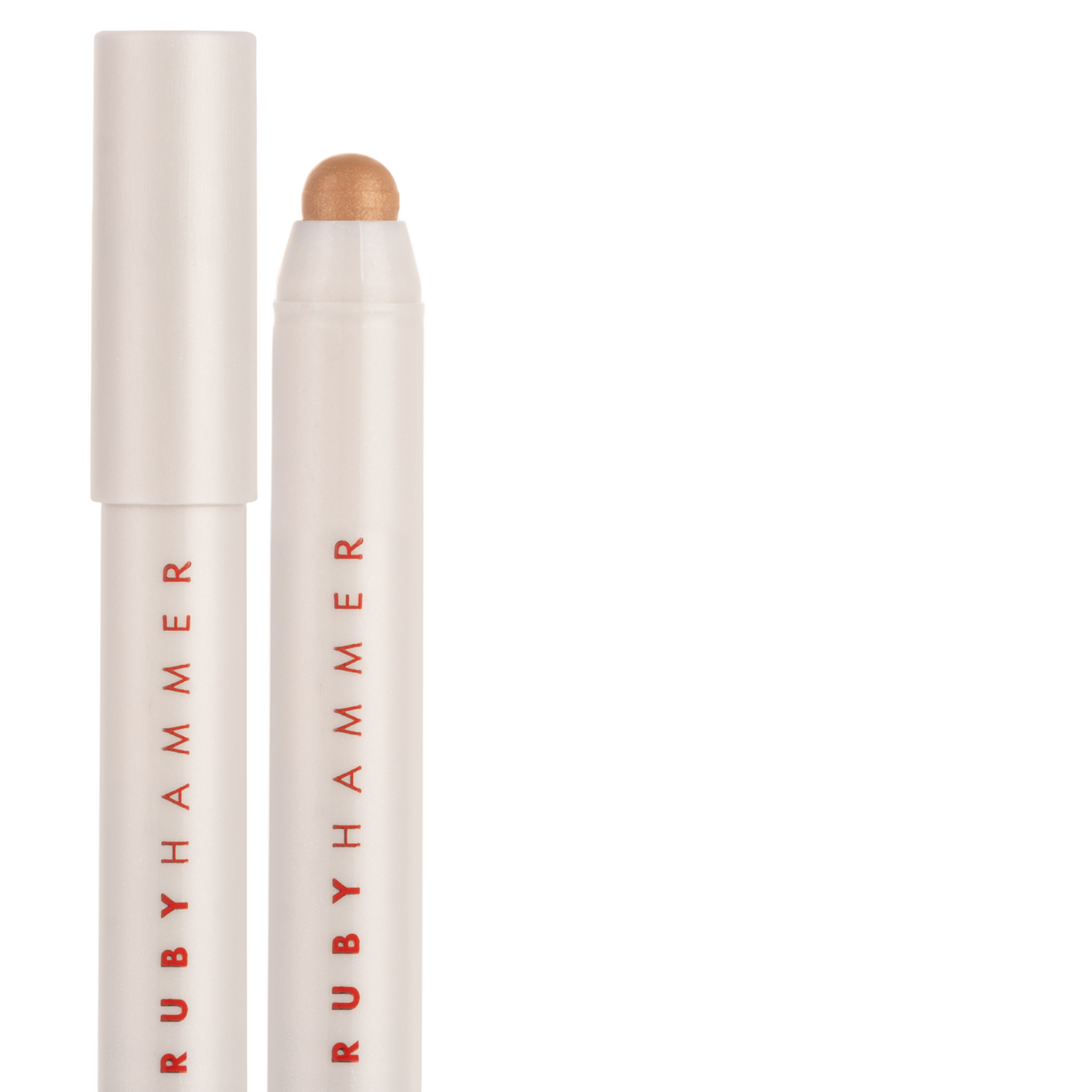 Two Ruby Hammer makeup products on a white background