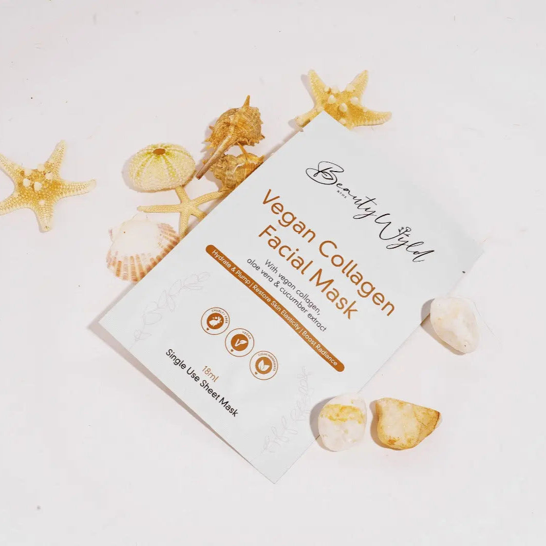 Vegan Collagen Face Mask – Bioidentical Hydrating Treatment for Plump, Dewy Skin | Plant-Based Skincare Innovation