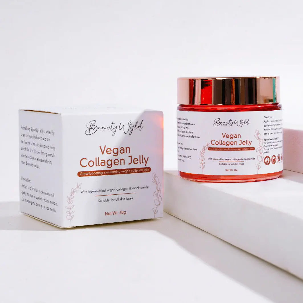 Beauty Well Vegan Collagen Jelly packaging on a white background