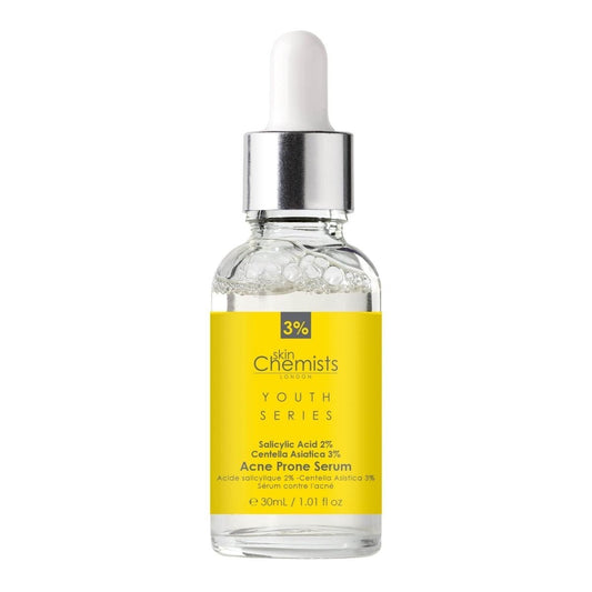Acne Prone Serum Salicylic Acid 2%, Centella Asistica 3% 30ml - Herbalshire Handmade Herbal Products