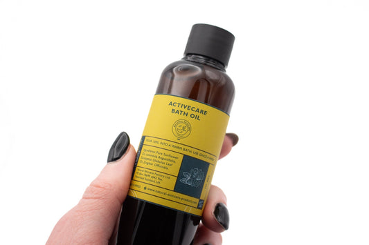 ActiveCare Bath Oil - Herbalshire Handmade Herbal Products