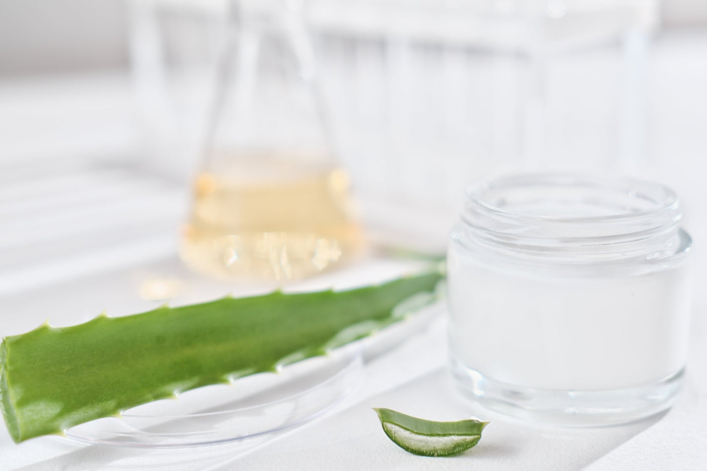 Aloe Vera Clear Gel – Pure Cosmetic Grade Skin Hydrator – Natural Moisturiser f - Herbalshire Handmade Herbal Products