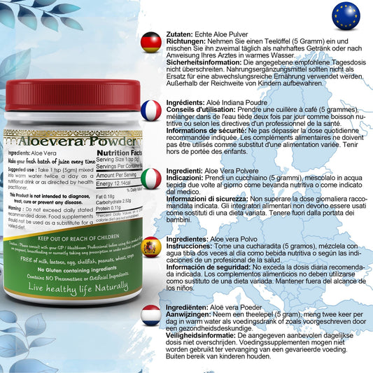 Aloe Vera Powder - Herbalshire Handmade Herbal Products
