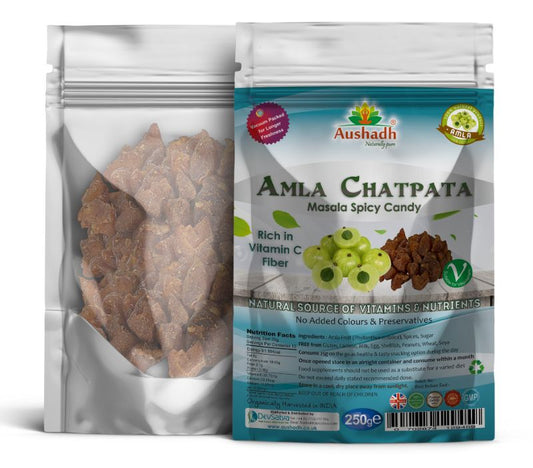Amla Chatpata Candy 250grm - Herbalshire Handmade Herbal Products