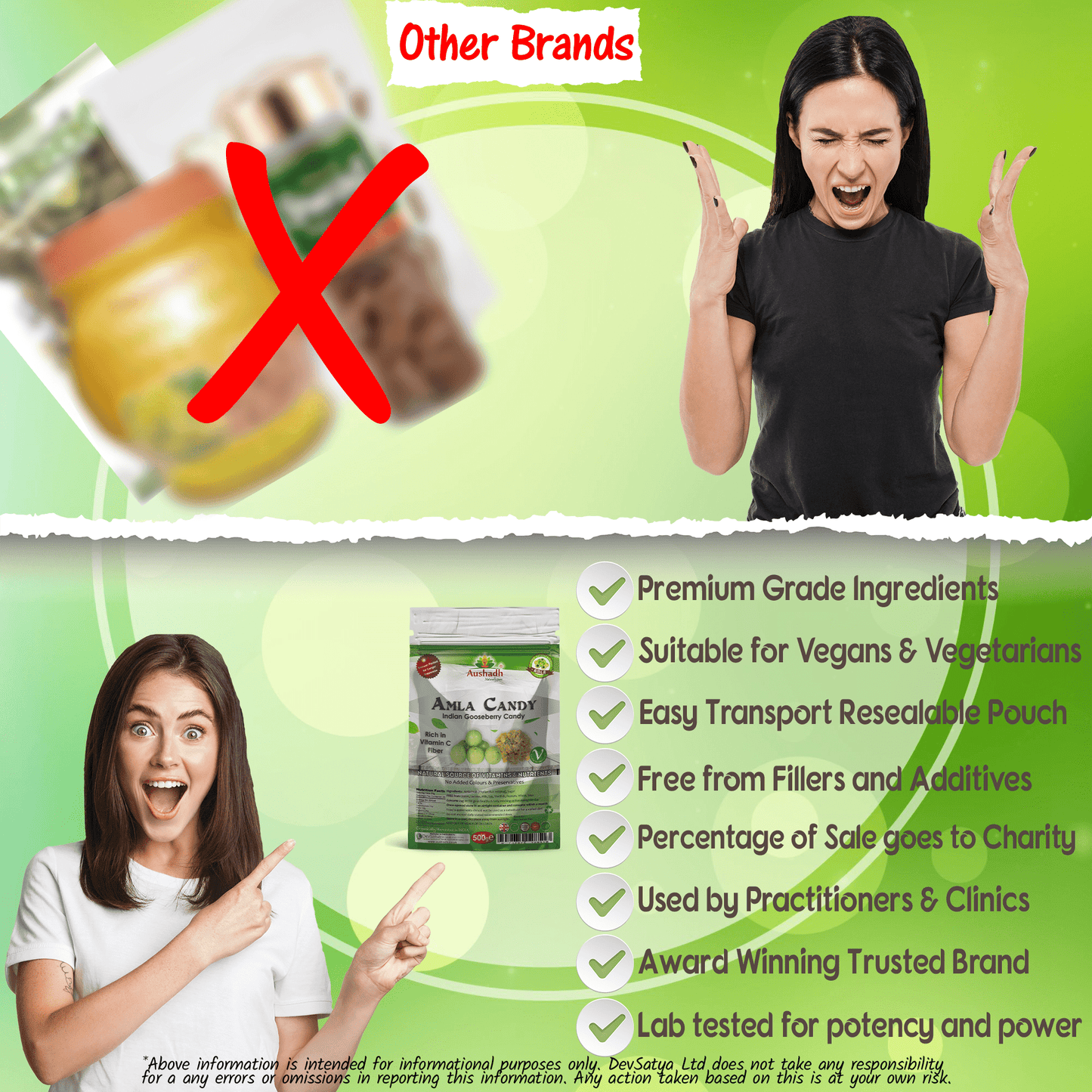 Amla Fruit (Gooseberry) Candy 500grm - Herbalshire Handmade Herbal Products