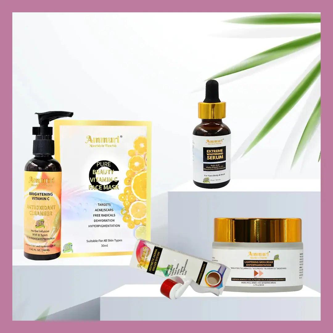Ammuri Anti - Aging Skincare Package 30 Plus for Youthful Skin - Herbalshire Handmade Herbal Products