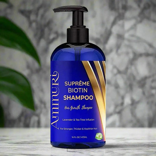 Ammuri Biotin Shampoo for Thicker Hair & Growth - Herbalshire Handmade Herbal Products