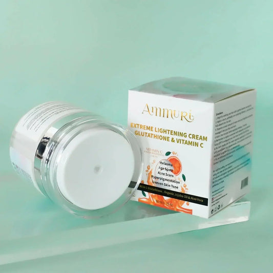 Ammuri Brightening Moisturiser Cream – For Face, Body & Sensitive Areas (50g) - Herbalshire Handmade Herbal Products