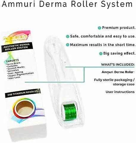 Ammuri Derma Roller for Scars and Anti - Aging Care - Herbalshire Handmade Herbal Products