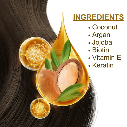 Ammuri Natural Hair Oil – Nourishing Scalp & Hair Care for Thicker - Looking Hair (50ml) - Herbalshire Handmade Herbal Products