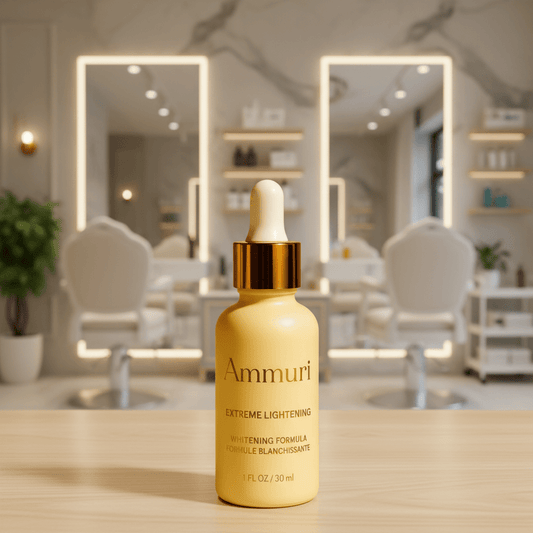 Ammuri Premium Whitening & Brightening Serum 30ml – Kojic Acid, Tranexamic Acid, Alpha Arbutin, Vitamin C & Hyaluronic Acid | Dark Spot Corrector & Hyperpigmentation Treatment – Korean Face Serum - Herbalshire Handmade Herbal Products