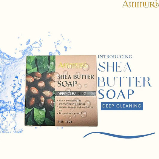 Ammuri Shea Butter Luxury Bar Soap: Soften, Soothe, and Pamper Your Skin Daily - Herbalshire Handmade Herbal Products