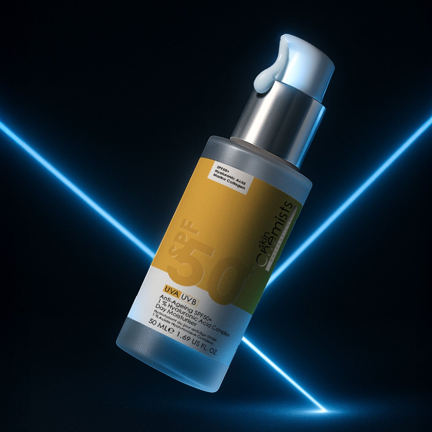 Anti - Ageing SPF50+ 1 % Hyaluronic Acid Complex Day Moisturiser - Herbalshire Handmade Herbal Products