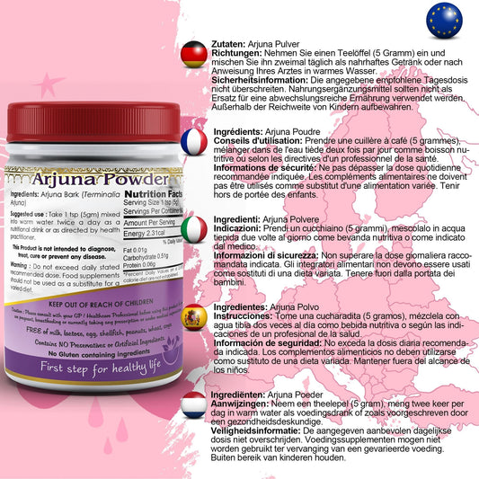 Arjuna Powder - Herbalshire Handmade Herbal Products