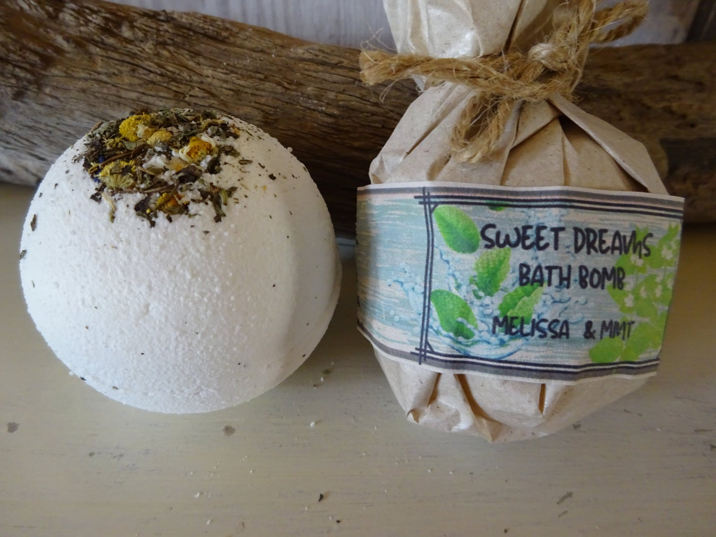 Aromatherapy Bath bomb "Sweet Dreams" - Herbalshire Handmade Herbal Products