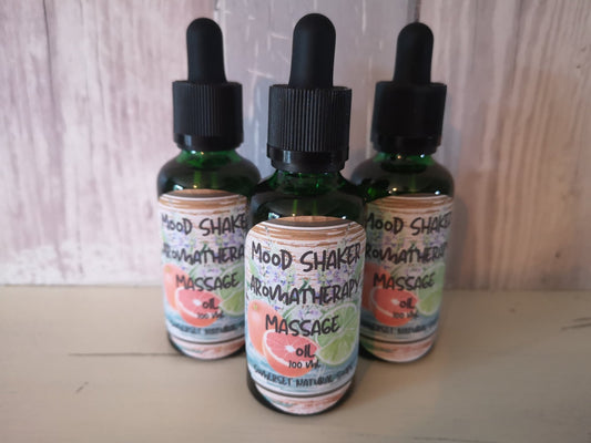 Aromatherapy massage oil Mood Shaker - Herbalshire Handmade Herbal Products