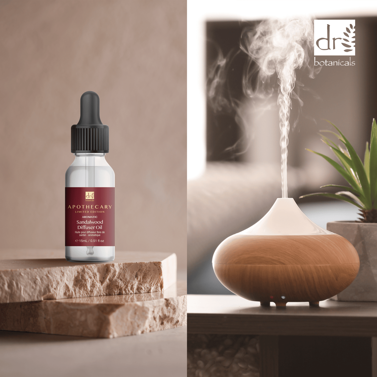 Aromatic Sandalwood Diffuser Oil 15ml - Herbalshire Handmade Herbal Products