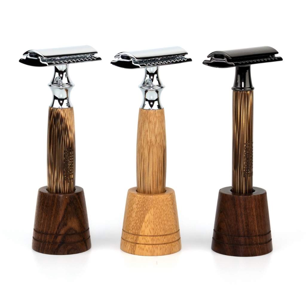 Bamboo Safety Razor | Reusable Bamboo Razor - Herbalshire Handmade Herbal Products