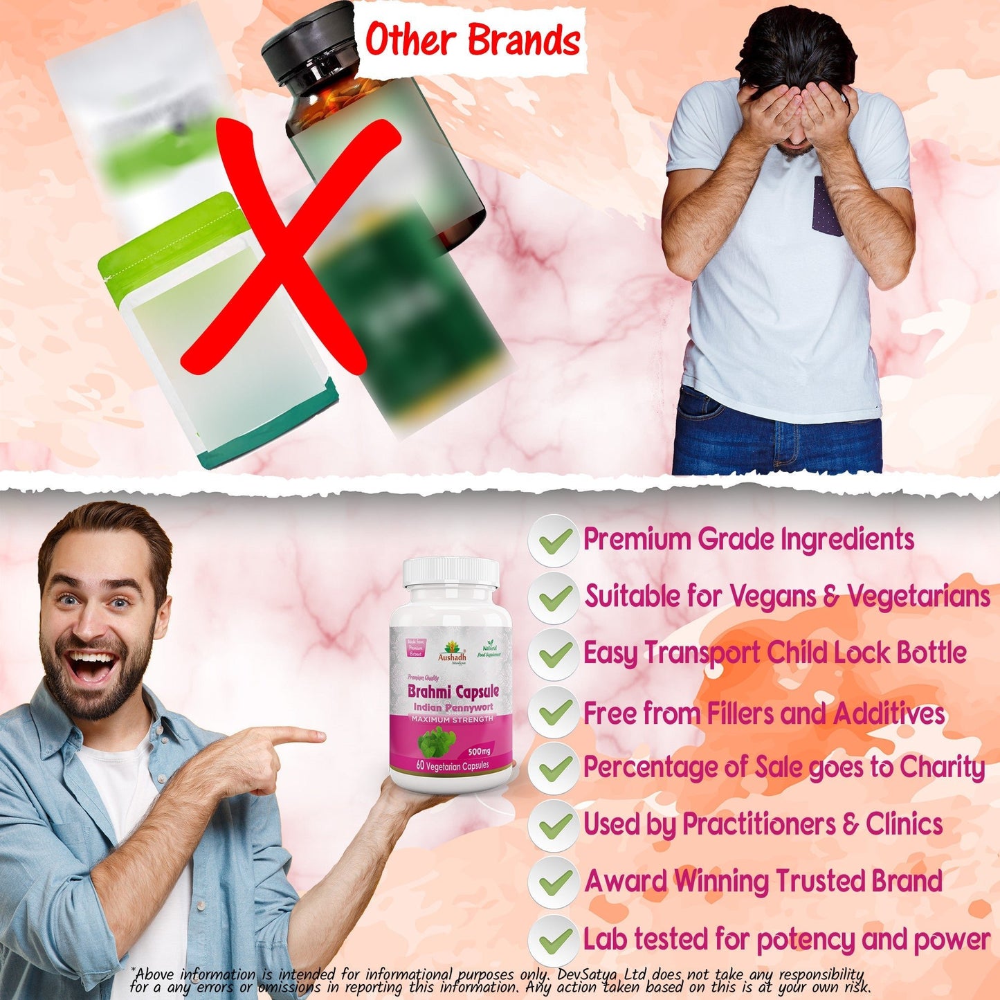 Brahmi Capsule - Herbalshire Handmade Herbal Products