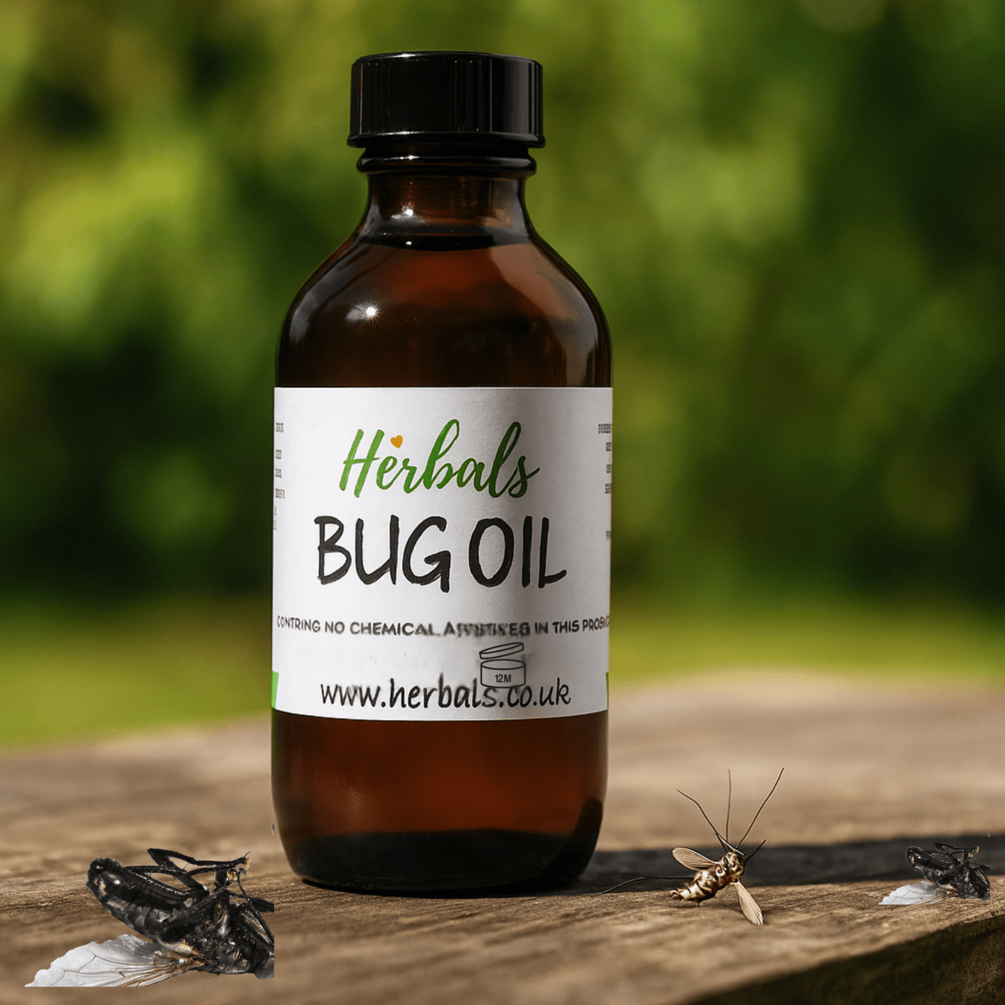 Bug Oil Natural Insect Repellent Citronella Peppermint Lavender Vegan & Handmade - Herbalshire Handmade Herbal Products