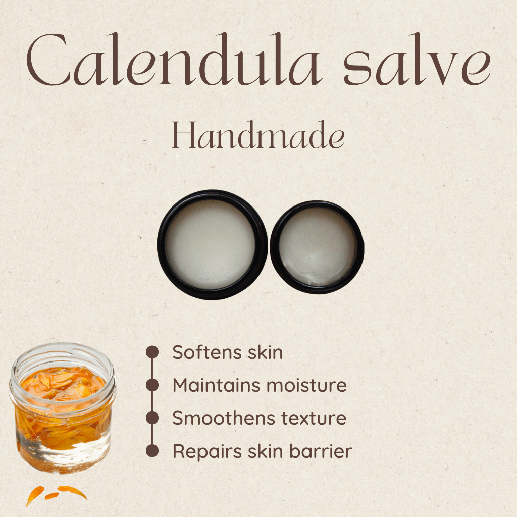 Calendula Cream Ointment – Natural Healing for Skin – 60ml / 120ml / 200ml | Handmade in Yorkshire - Herbalshire Handmade Herbal Products