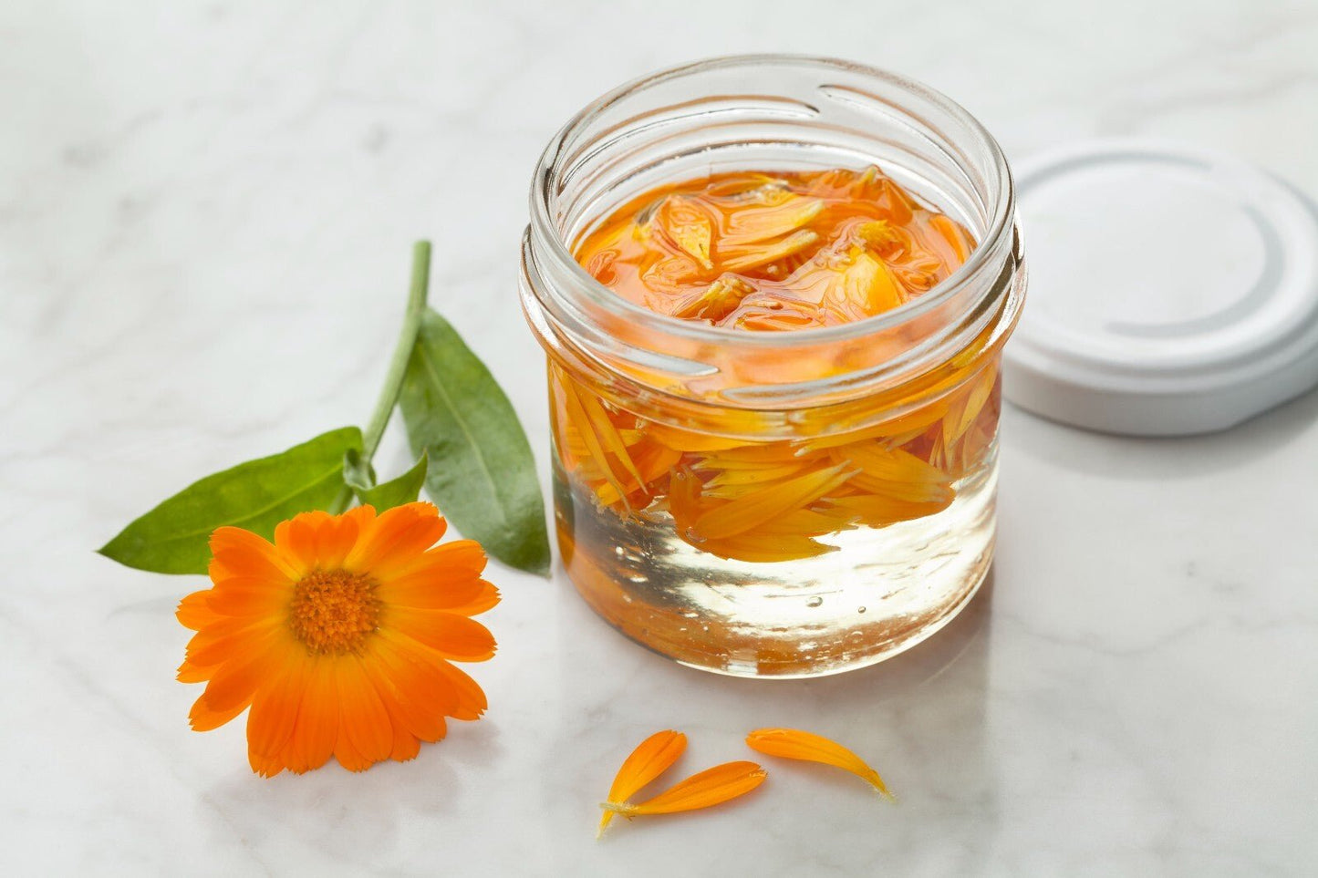 Calendula Oil Varicose Veins 50ml Natural Soothing Eczema Swelling Bruising Oil - Herbalshire Handmade Herbal Products