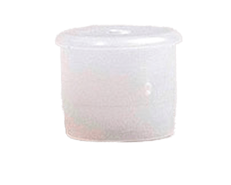 Cap, Semi Transparent Single Hole Plug (Needs to be used with 70120 Black Screw Cap) - Herbalshire Handmade Herbal Products