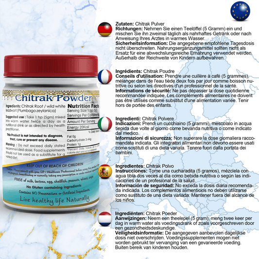 Chitrak Powder (Plumbago zeylanica) - Herbalshire Handmade Herbal Products
