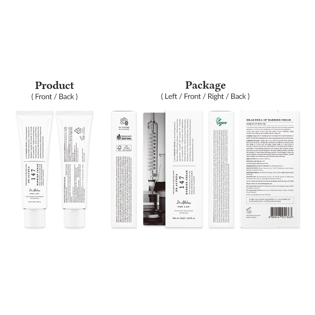 DR. ALTHEA 147 Barrier Cream Daily Skin Barrier Repair Care - Herbalshire Handmade Herbal Products