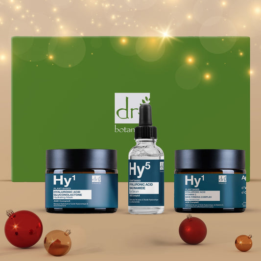 Dr Botanicals Anti - Ageing Hyaluronic Acid Skincare Gift Set - Herbalshire Handmade Herbal Products