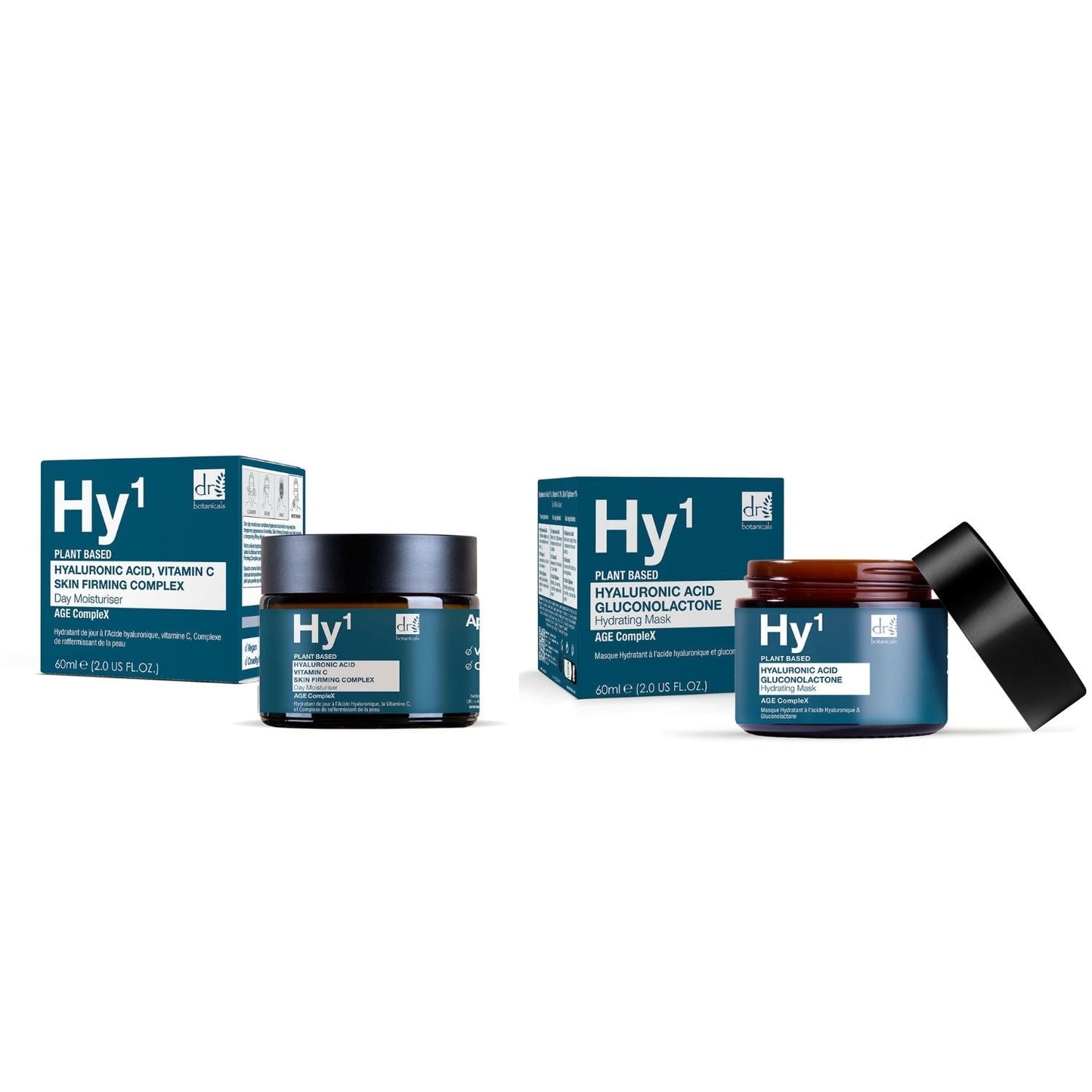 Dr Botanicals Hyaluronic Acid Day Moisturiser & Mask Kit - Herbalshire Handmade Herbal Products