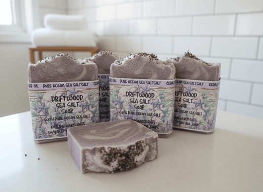 Driftwood Sea Salt Soap - Herbalshire Handmade Herbal Products