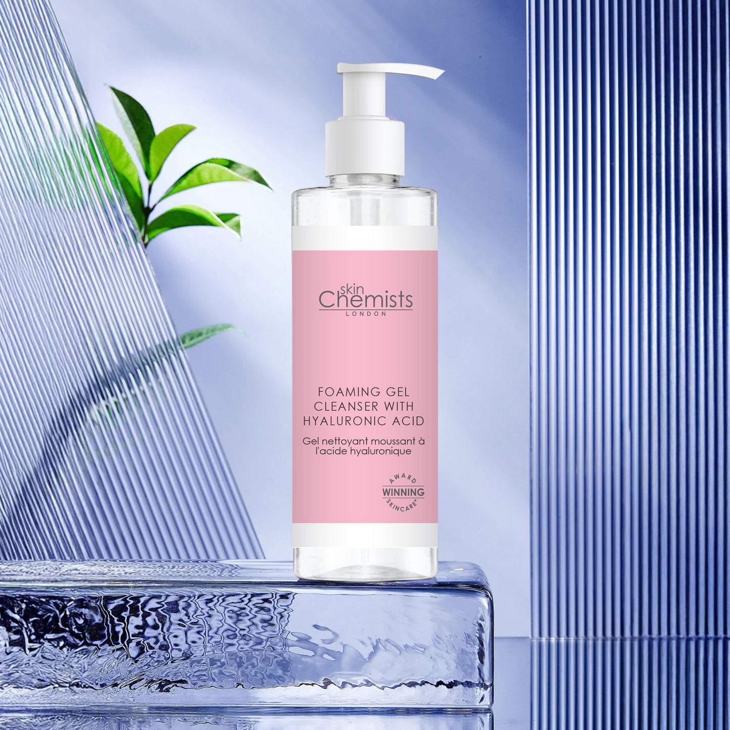 Foaming Gel Cleanser with Hyaluronic Acid 200ml - Herbalshire Handmade Herbal Products