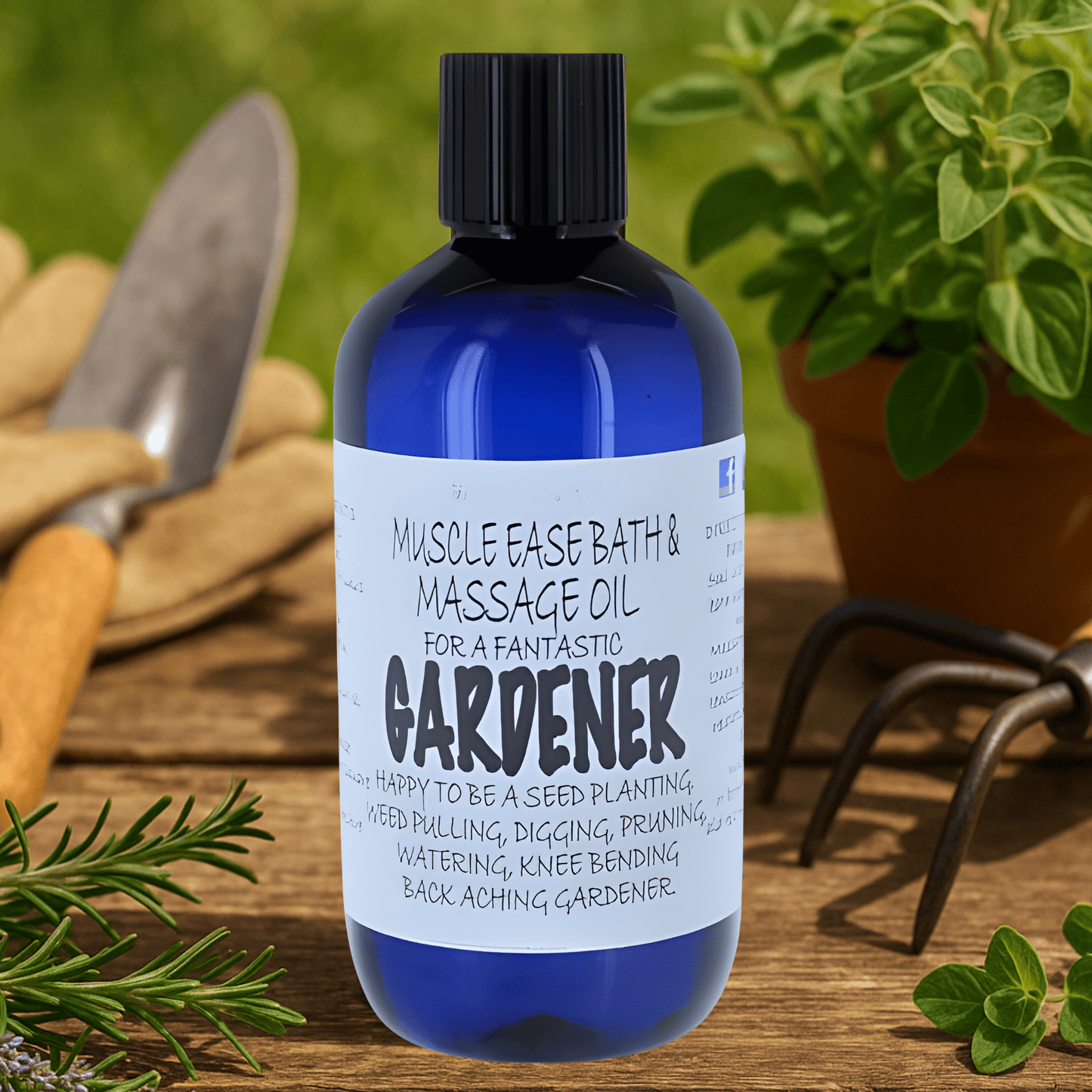 Gardener's Bubble Bath - Natural Product - Organic Base - Luxurious Gift - Herbalshire Handmade Herbal Products
