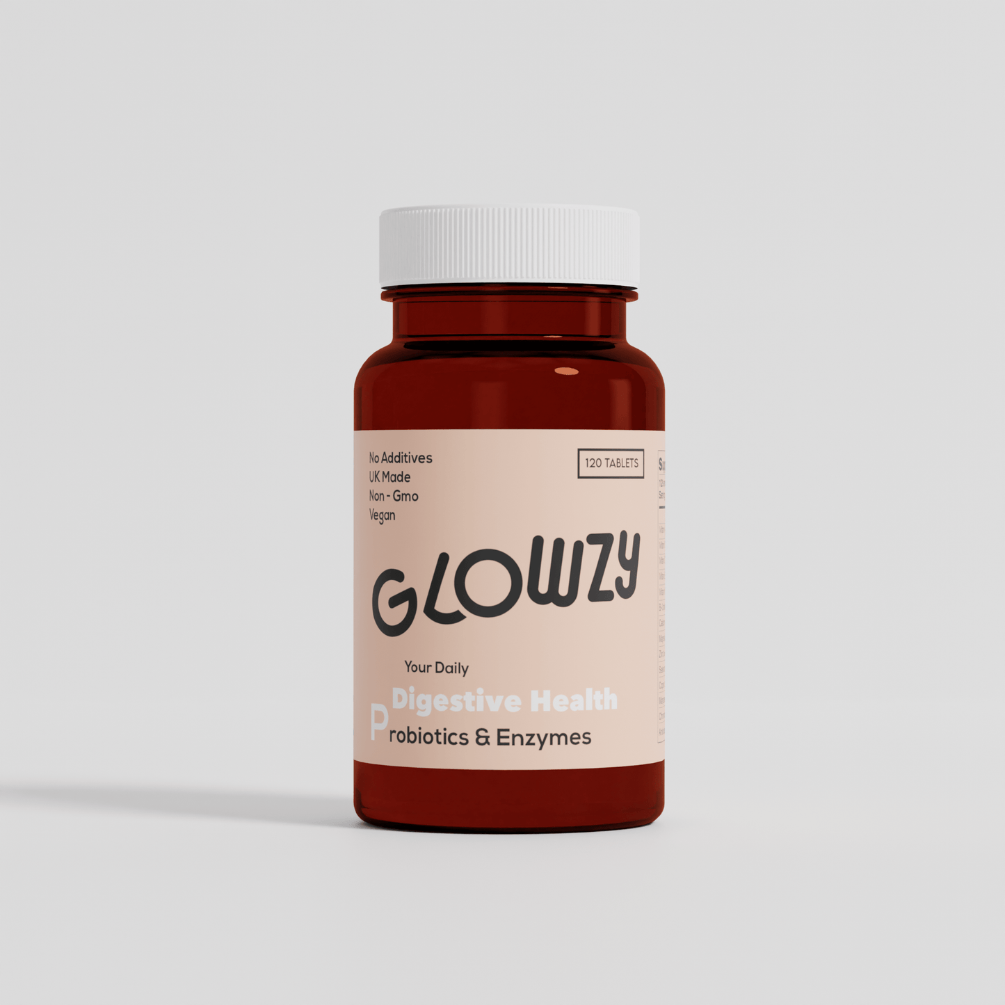Glowzy Digestive Health Tablets x 120 - Herbalshire Handmade Herbal Products