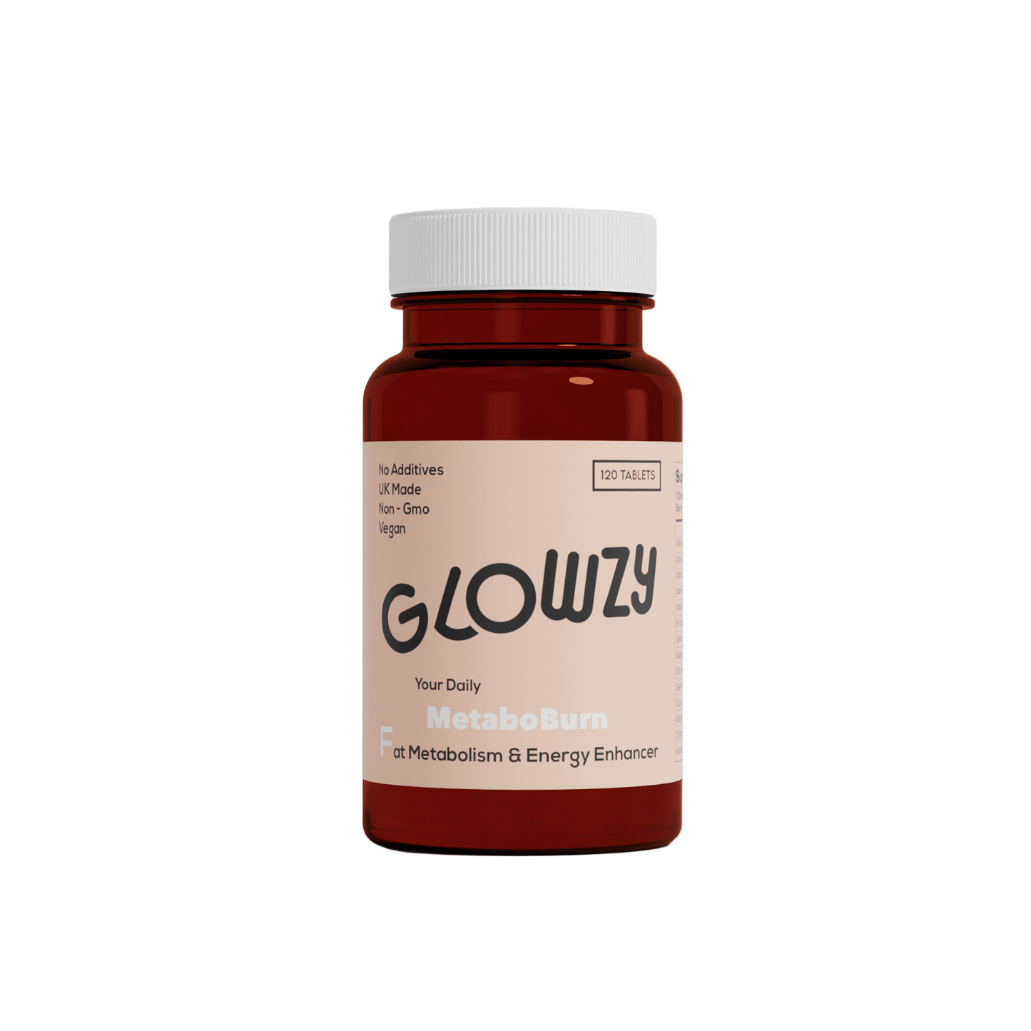 Glowzy MetaboBurn Tablets x 120 - Herbalshire Handmade Herbal Products