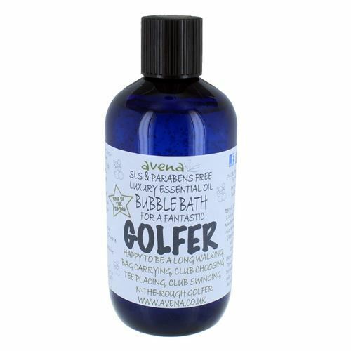 Golfer’s Gift Bubble Bath 250ml Handmade Relaxing Bath Soak Various Scents - Herbalshire Handmade Herbal Products