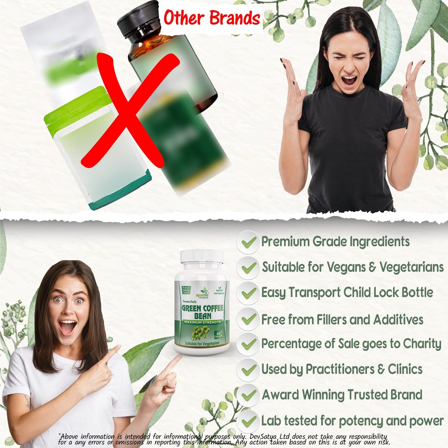 Green Coffee Bean Capsule - Herbalshire Handmade Herbal Products