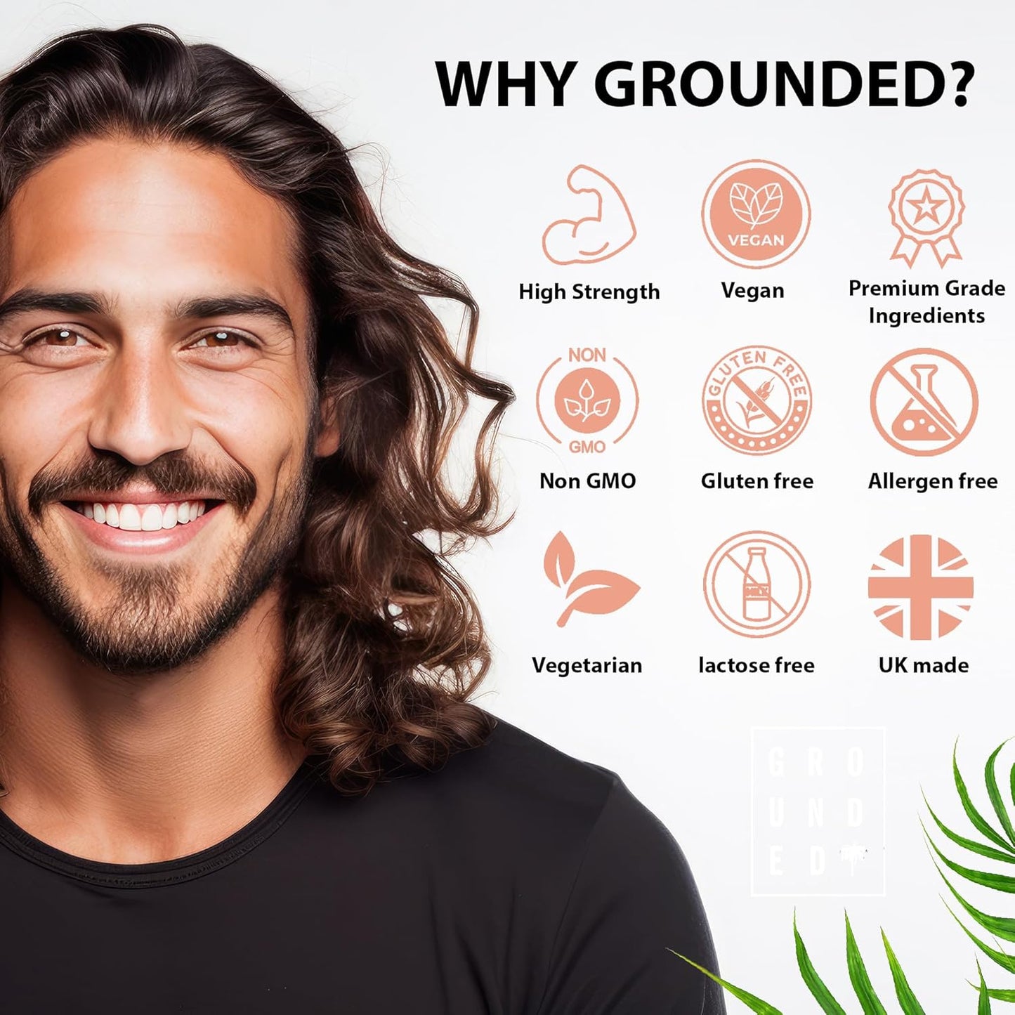 Grounded Biotin Hair Growth Complex 10,000mcg Tablets – Hair Strength, Thickness & Volume Support - Herbalshire Handmade Herbal Products