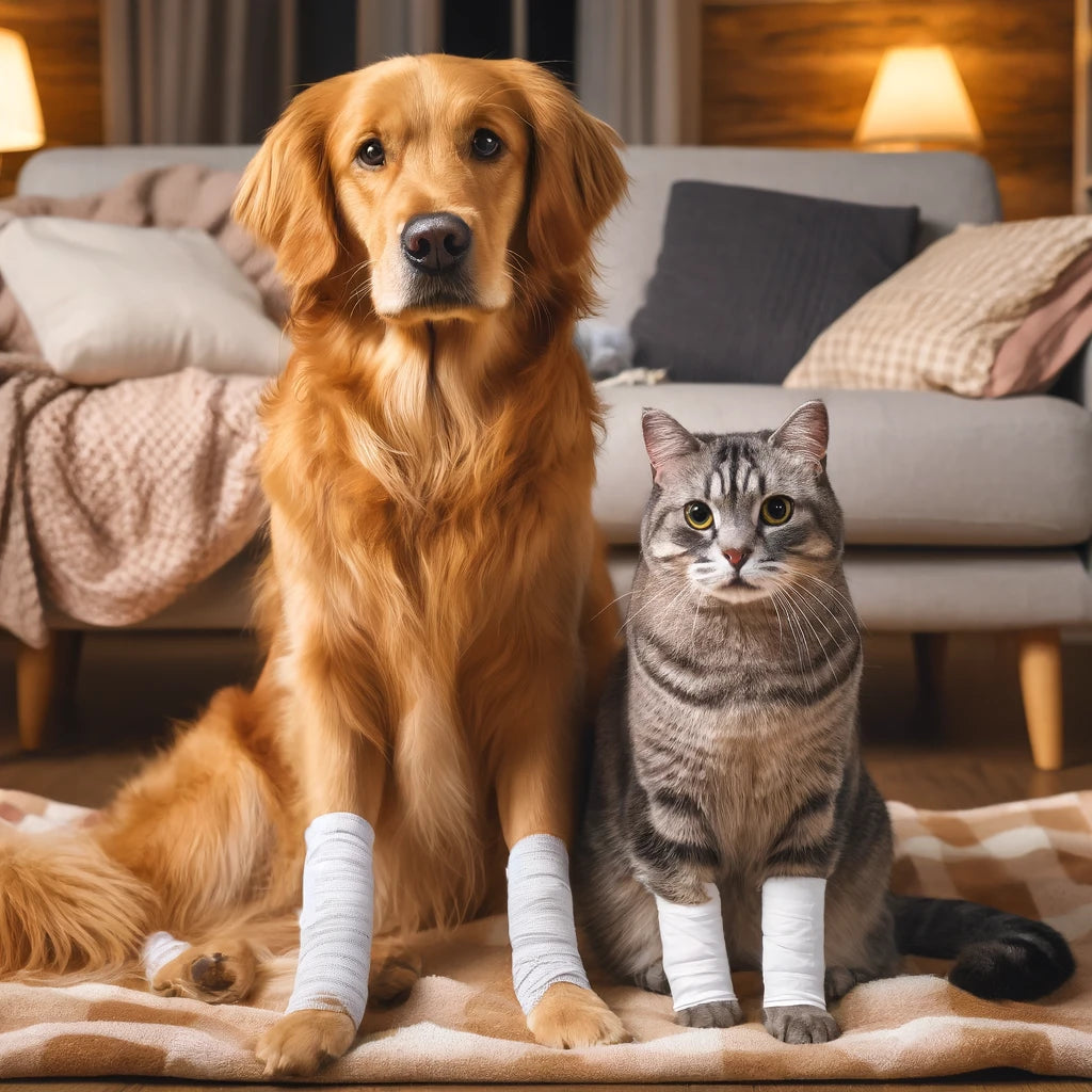Natural pet pain relief oil for dogs and cats