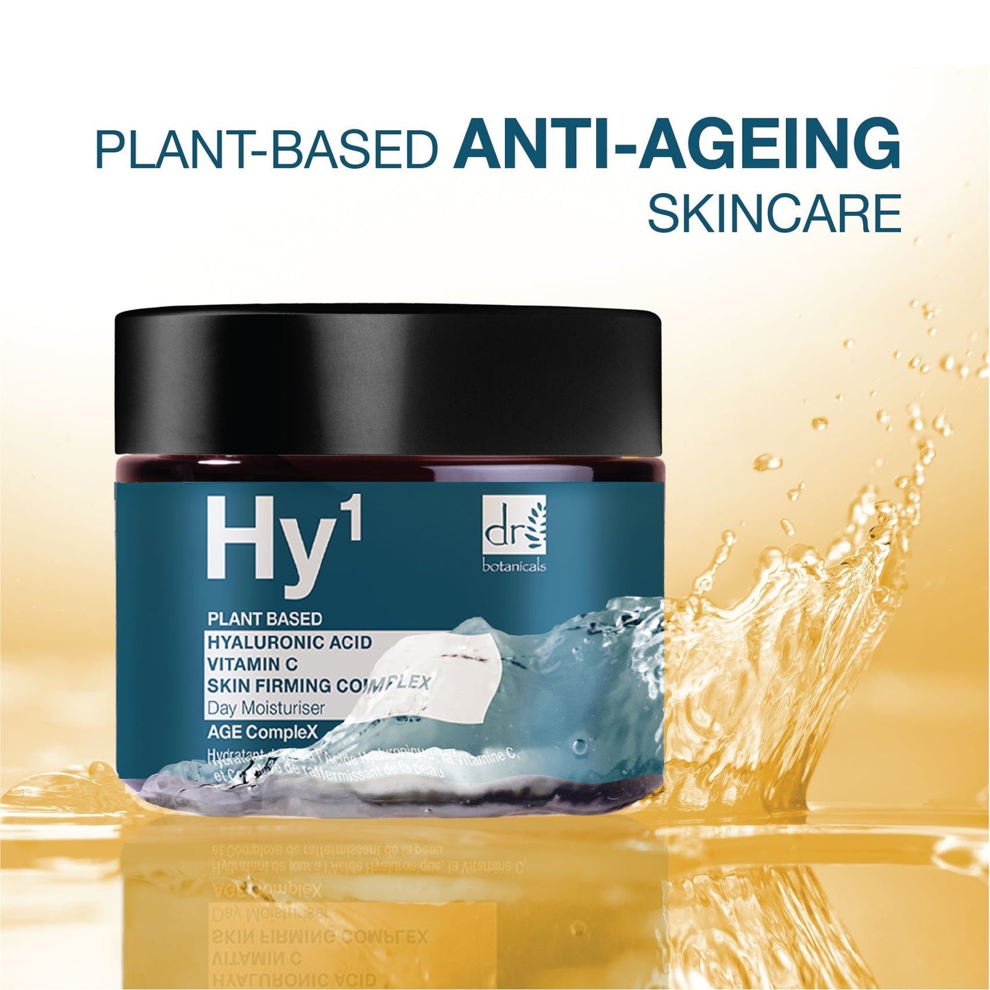 Hyaluronic Acid 1% & Vitamin C 1% & Skin Firming Complex 1% Day Moisturiser 60ml - Herbalshire Handmade Herbal Products