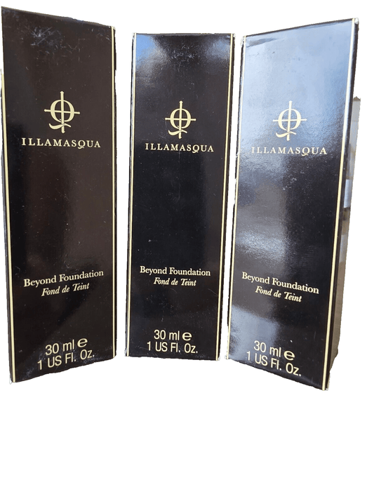 Illamasqua Beyond Foundation DR1 3x30ml - Lightweight, Dewy, Hydrating Free P&P - Herbalshire Handmade Herbal Products