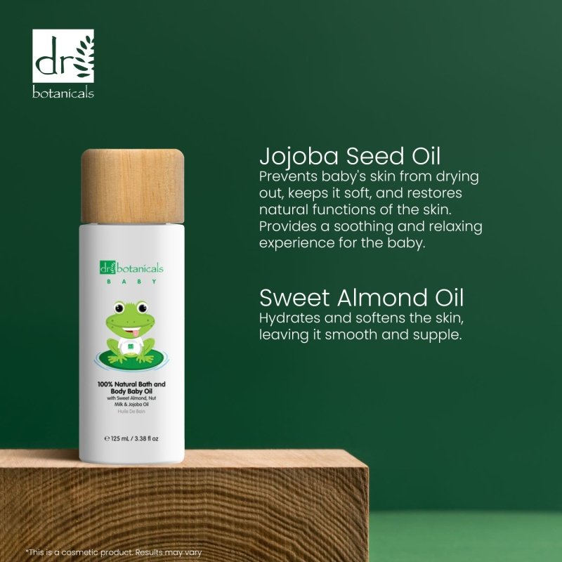 Jojoba Seed Oil Relaxing Baby Body Oil 125ml - Herbalshire Handmade Herbal Products