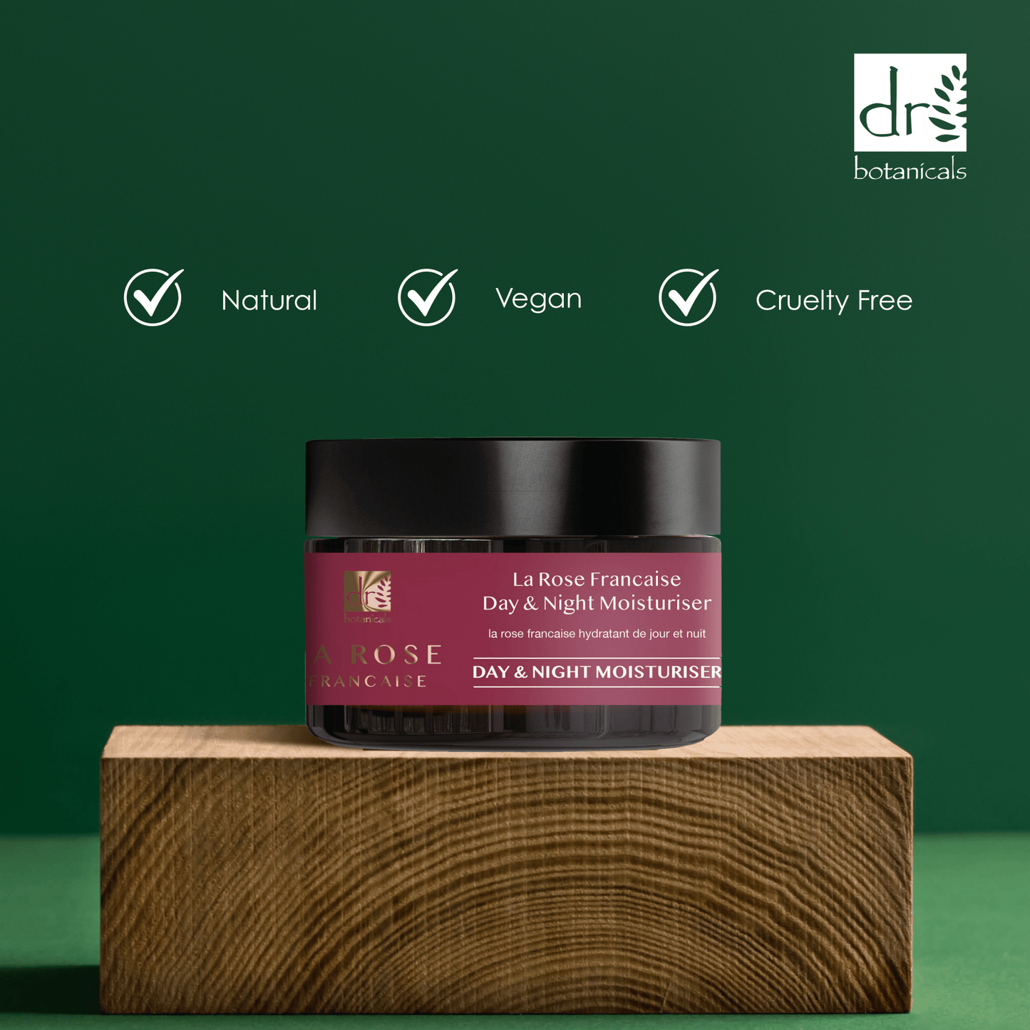 La Rose Francaise Duo Day & Night Moisturiser 50ml - Herbalshire Handmade Herbal Products