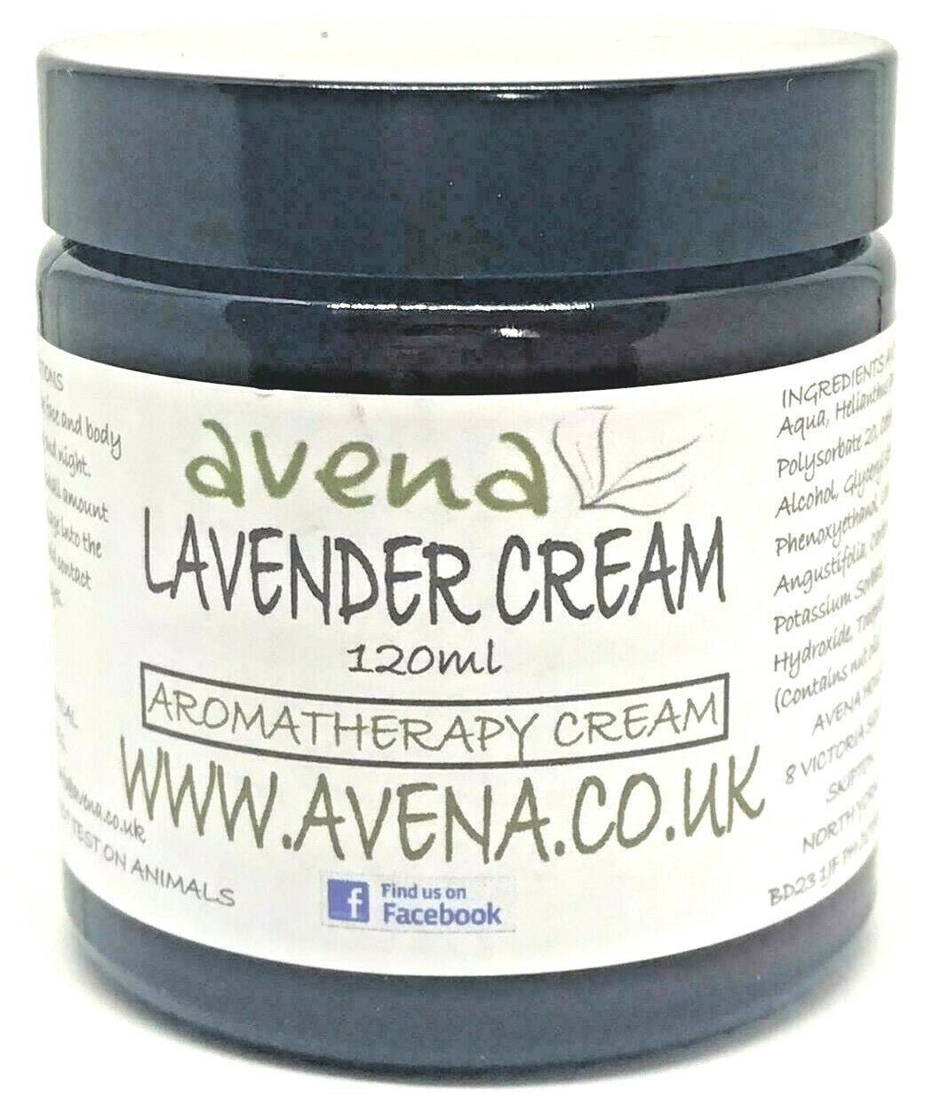 Lavender Cream Sleep Aid Hand Skin Baby All Natural Organic Massage Eczema - Herbalshire Handmade Herbal Products