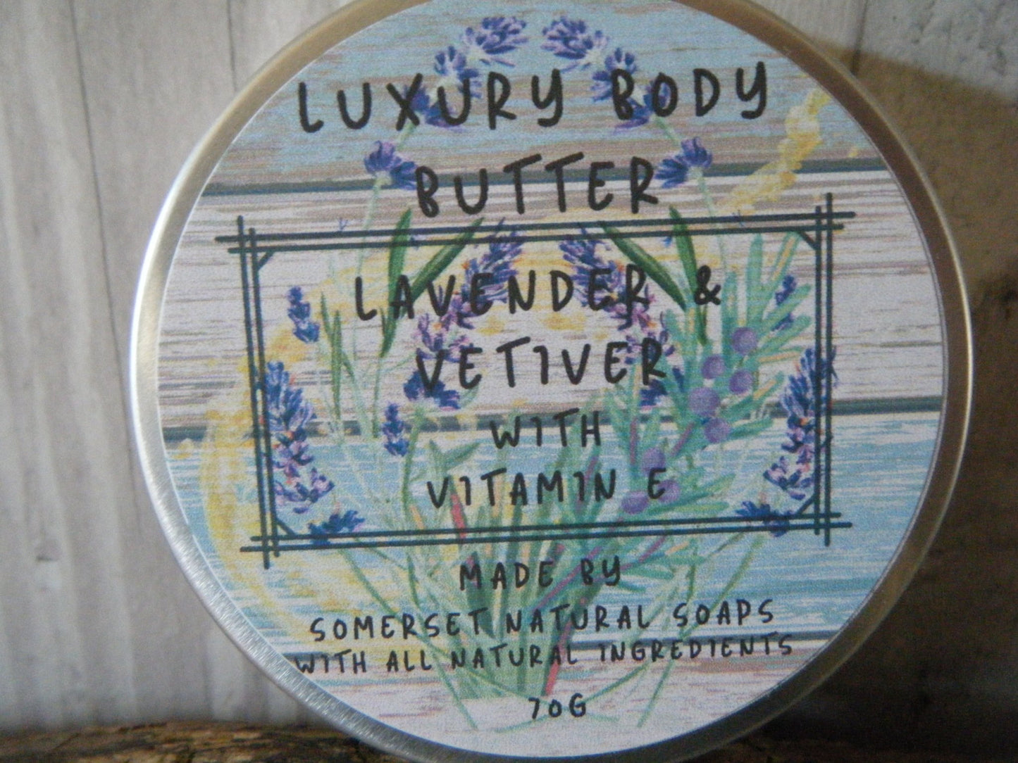 Lavender & Vetiver Luxury Body Butter - Herbalshire Handmade Herbal Products