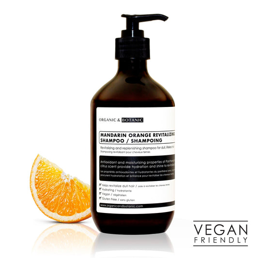 Mandarin Orange Revitalising Shampoo 500ml - Herbalshire Handmade Herbal Products