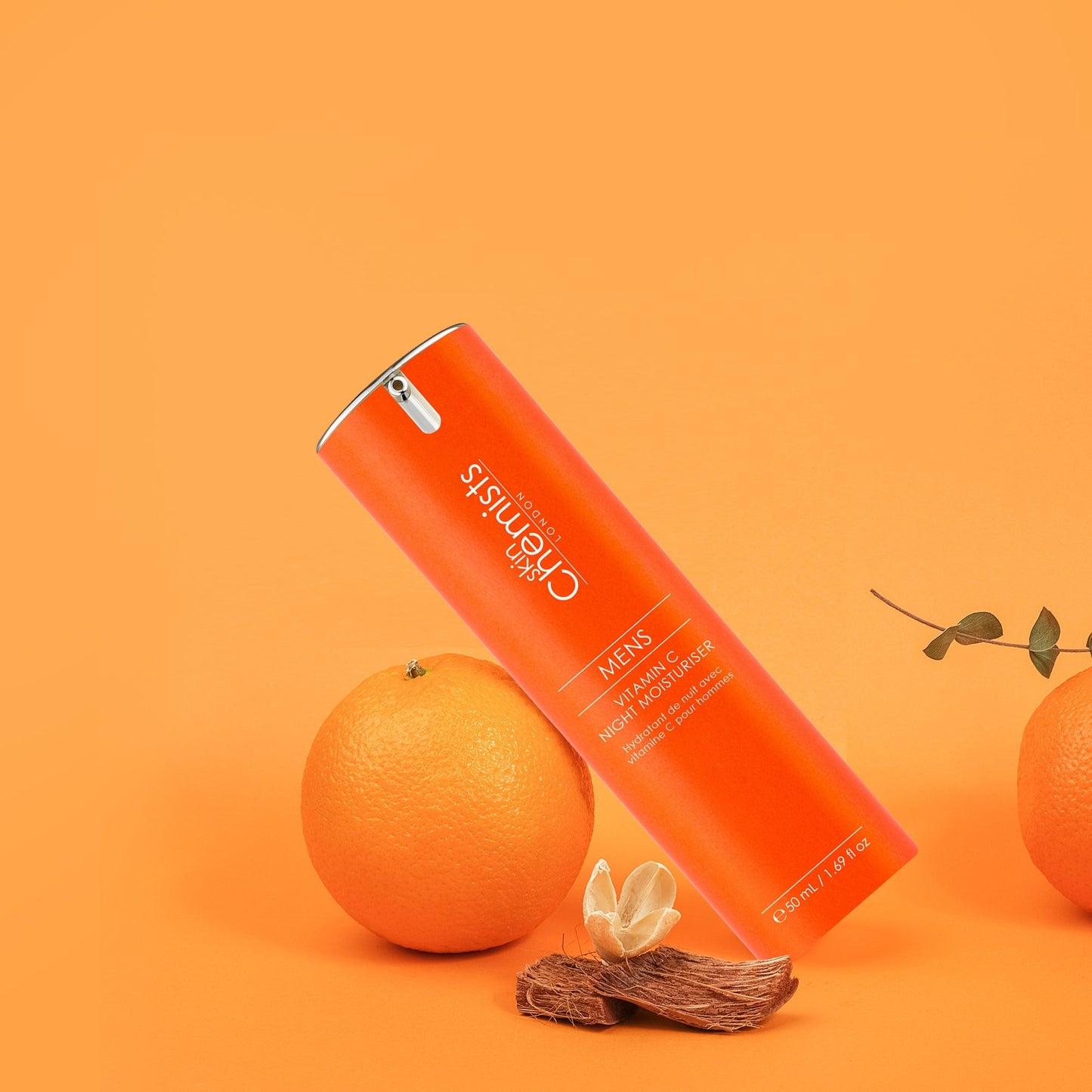 Men's Vitamin C Night Moisturiser 50ml - Herbalshire Handmade Herbal Products